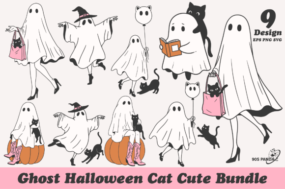 Ghost Halloween Cat Cute Bundle Review: Practical Design Insights