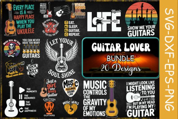 Guitar Lover SVG Bundle: A Designer’s Honest Review for Real Embroidery Use