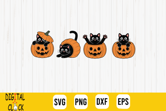 Halloween Pumpkin and Black Cat SVG Review