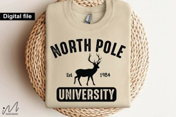 North Pole University SVG: A Festive Embroidery Design Worth Considering