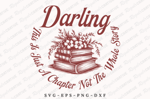 Reviewing Darling This is Just a Chapter, Book SVG for Real Embroidery Use