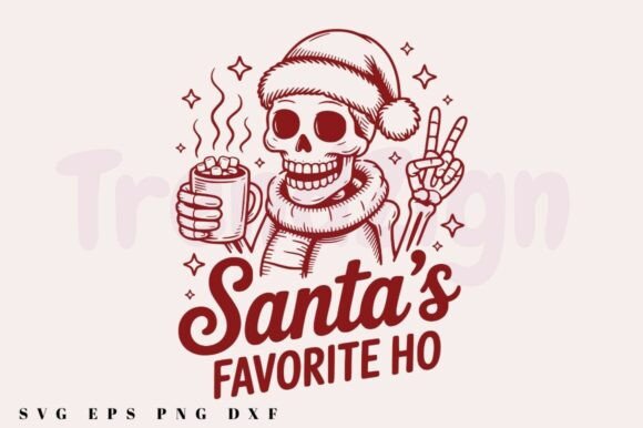 Snarky Santa Gets Stitched: A Designer’s Take on Santa s Favorite Ho SVG