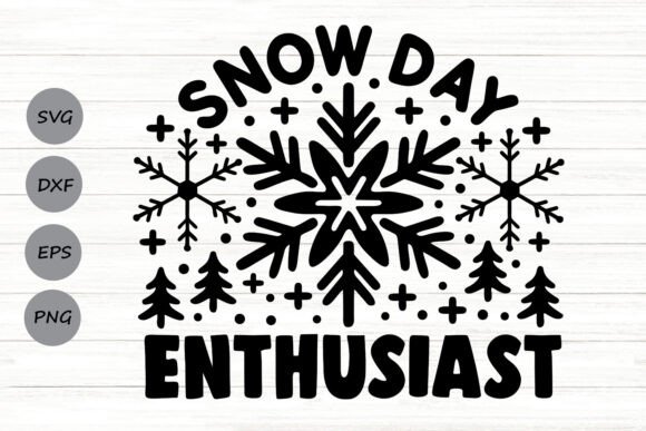 Snow Day Enthusiast Svg: A Cozy Winter Design for Real Embroidery Projects